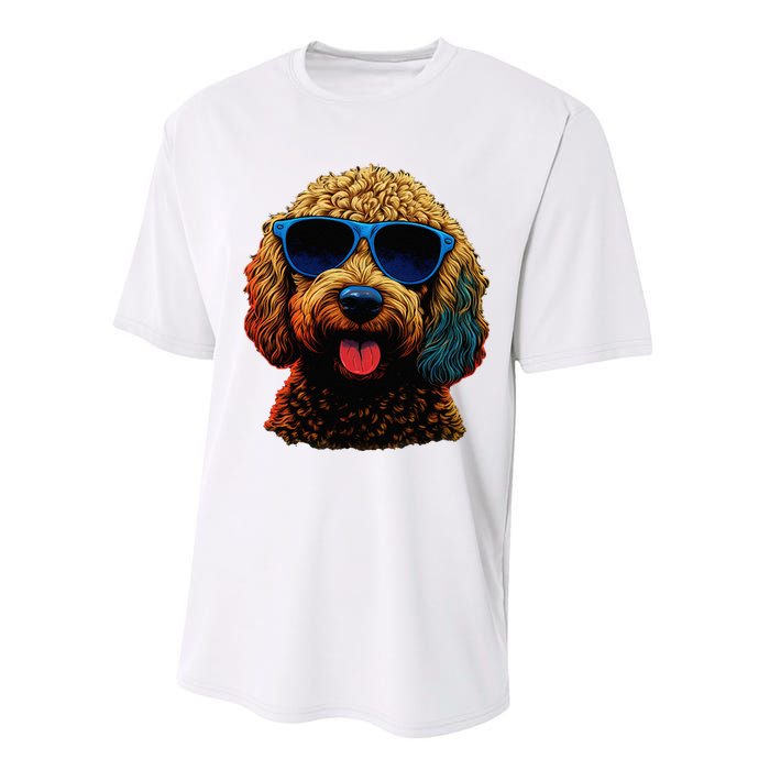 Goldendoodle Dood Funny Doodle Dog Golden Doodle Performance Sprint T-Shirt