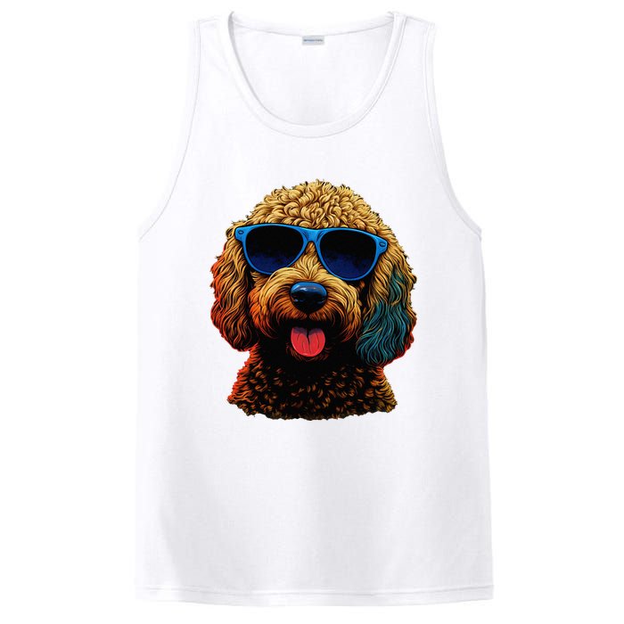 Goldendoodle Dood Funny Doodle Dog Golden Doodle PosiCharge Competitor Tank