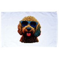 Goldendoodle Dood Funny Doodle Dog Golden Doodle Microfiber Hand Towel