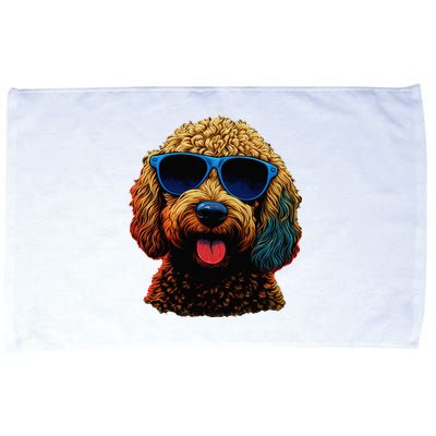 Goldendoodle Dood Funny Doodle Dog Golden Doodle Microfiber Hand Towel