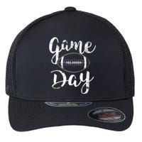 Game Day Football Cute Football Top VNeck Flexfit Unipanel Trucker Cap