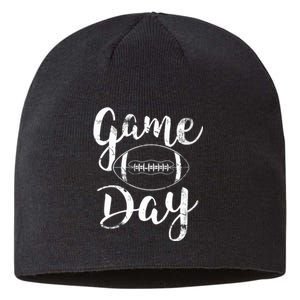 Game Day Football Cute Football Top VNeck Sustainable Beanie