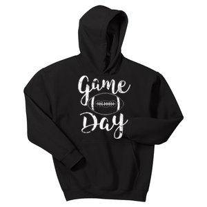 Game Day Football Cute Football Top VNeck Kids Hoodie