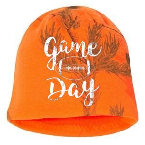 Game Day Football Cute Football Top VNeck Kati - Camo Knit Beanie