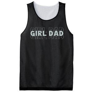 Girl Dad Funny Fathers Day Mesh Reversible Basketball Jersey Tank