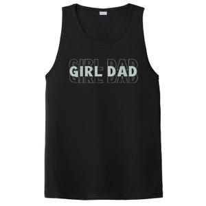 Girl Dad Funny Fathers Day PosiCharge Competitor Tank