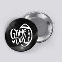 Game Day Football Season Funny Team Sports Vintage Button