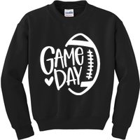 Game Day Football Season Funny Team Sports Vintage Kids Sweatshirt