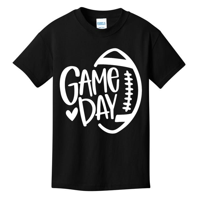 Game Day Football Season Funny Team Sports Vintage Kids T-Shirt