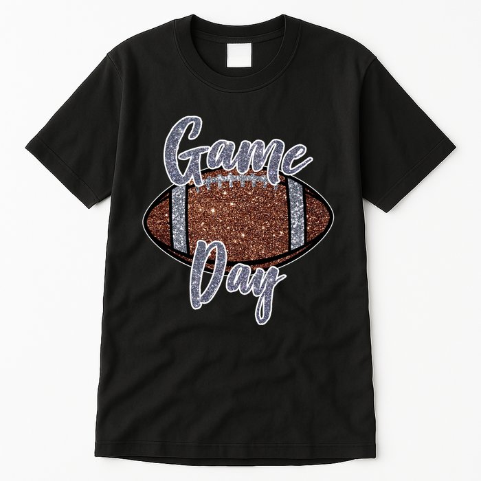 Game Day Festive Cute Football Tall T-Shirt