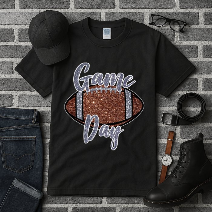Game Day Festive Cute Football Tall T-Shirt