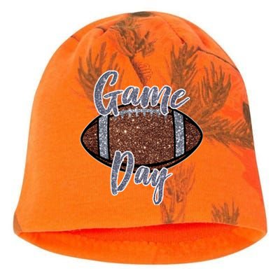 Game Day Festive Cute Football Kati - Camo Knit Beanie