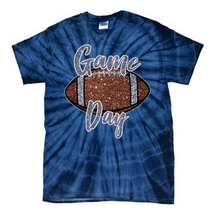 Game Day Festive Cute Football Tie-Dye T-Shirt