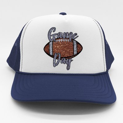 Game Day Festive Cute Football Trucker Hat