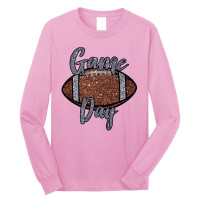 Game Day Festive Cute Football Long Sleeve Shirt