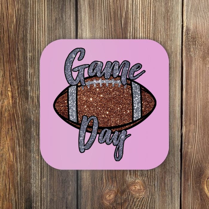 Game Day Festive Cute Football Coaster