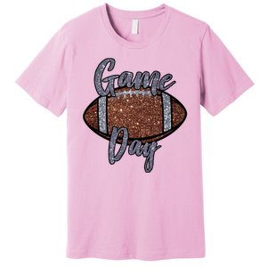 Game Day Festive Cute Football Premium T-Shirt