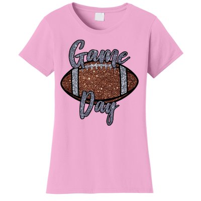 Game Day Festive Cute Football Women's T-Shirt