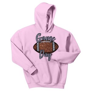 Game Day Festive Cute Football Kids Hoodie