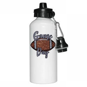 Game Day Festive Cute Football Aluminum Water Bottle