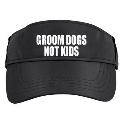 Groom Dogs Funny Dog Groomer Adult Drive Performance Visor