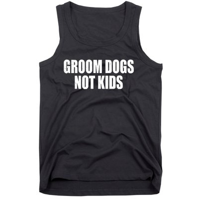 Groom Dogs Funny Dog Groomer Tank Top