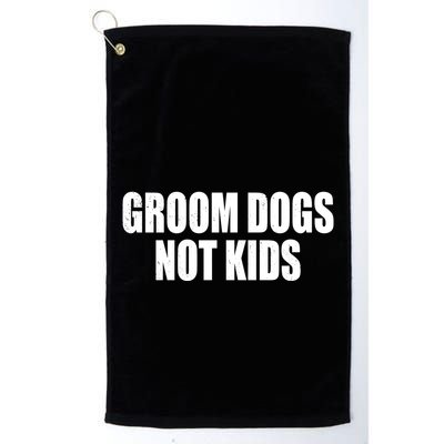 Groom Dogs Funny Dog Groomer Golf Towel