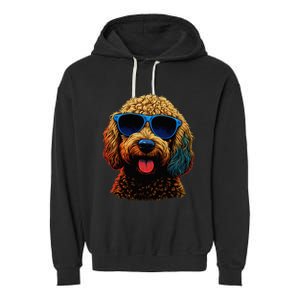 Goldendoodle Dood Funny Doodle Dog Golden Doodle Garment-Dyed Fleece Hoodie