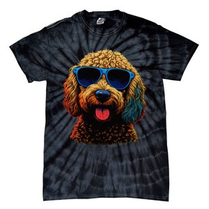 Goldendoodle Dood Funny Doodle Dog Golden Doodle Tie-Dye T-Shirt