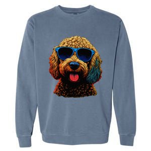 Goldendoodle Dood Funny Doodle Dog Golden Doodle Garment-Dyed Sweatshirt