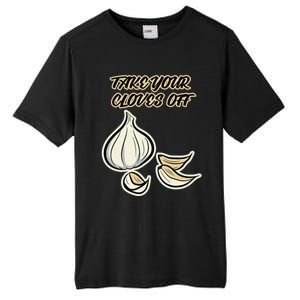 Garlic Design For And Wo Take Your Cloves Off Tall Fusion ChromaSoft Performance T-Shirt