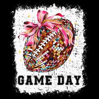 Game Day Football Season Football Bow Long Sleeve Shirt