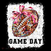 Game Day Football Season Football Bow Tall T-Shirt