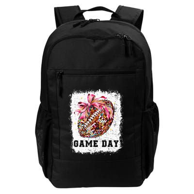 Game Day Football Season Football Bow Backpack