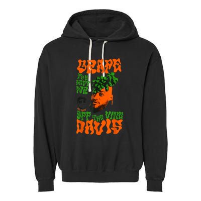 Grape Davis Funny Meme Garment-Dyed Fleece Hoodie