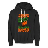 Grape Davis Funny Meme Garment-Dyed Fleece Hoodie