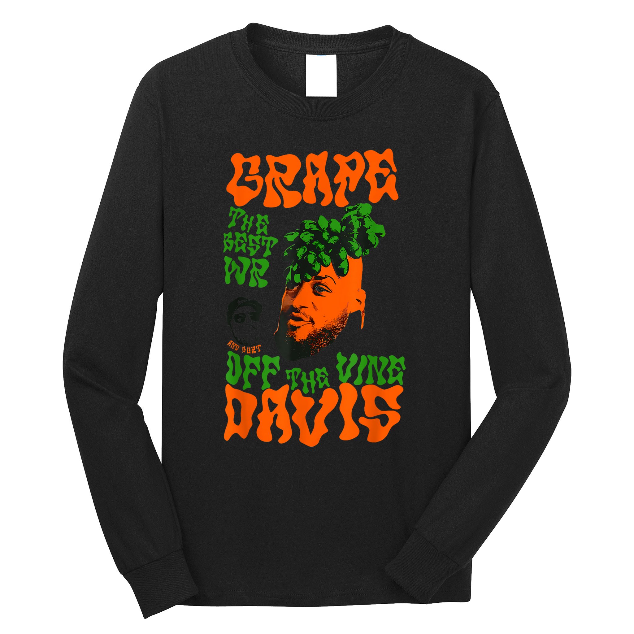 Grape Davis Funny Meme Long Sleeve Shirt