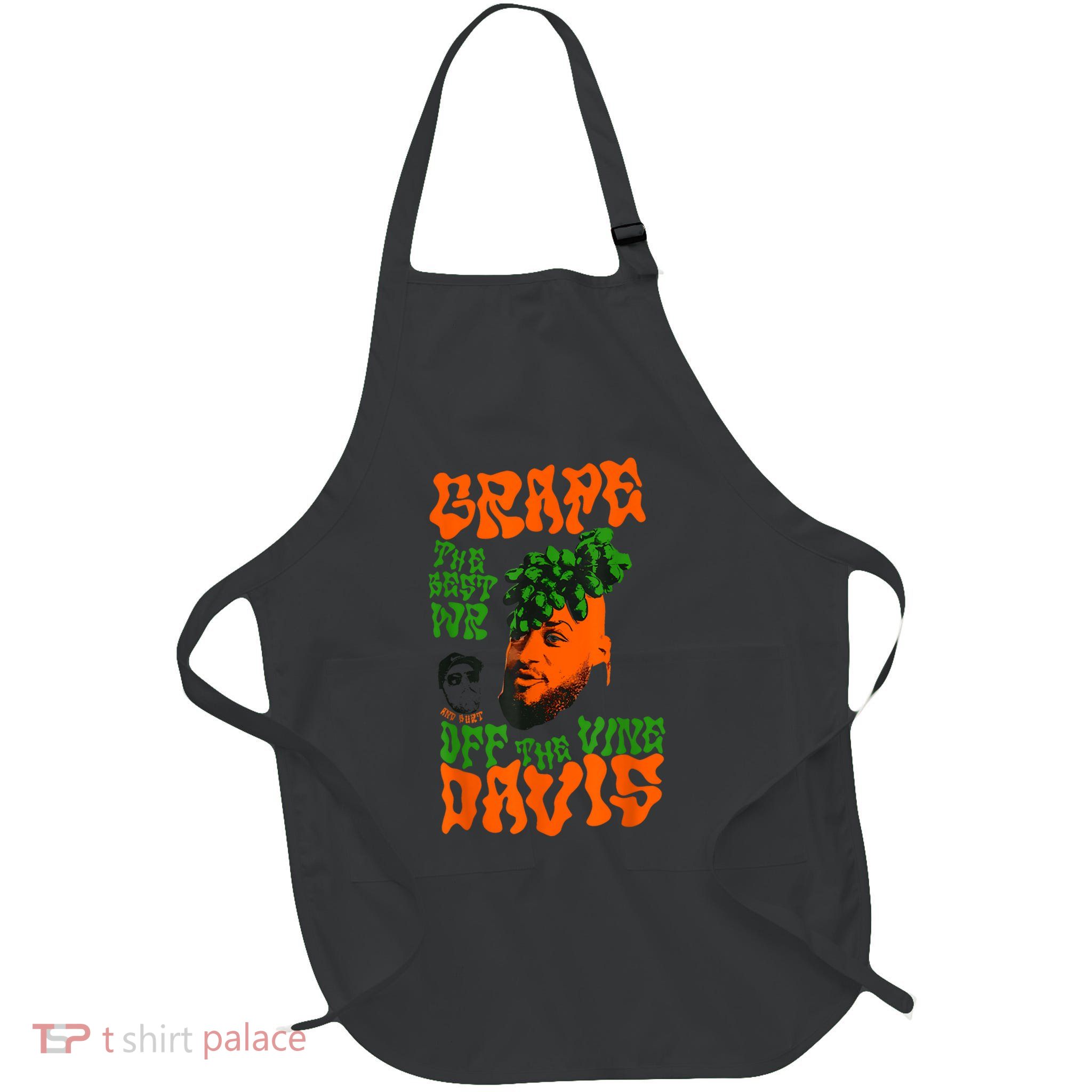 Grape Davis Funny Meme Apron