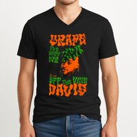 Grape Davis Funny Meme V-Neck T-Shirt