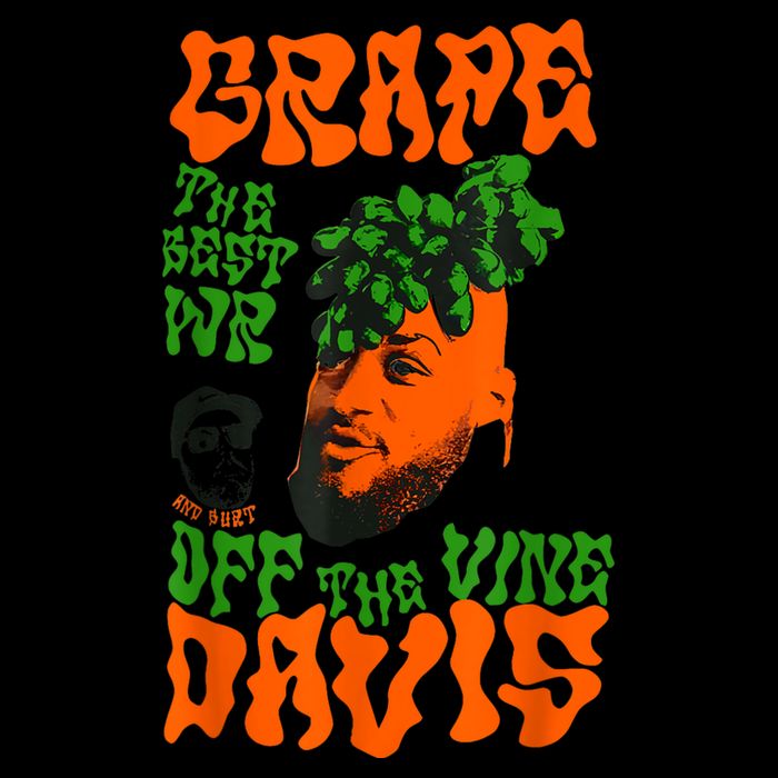 Grape Davis Funny Meme Drawstring Bag