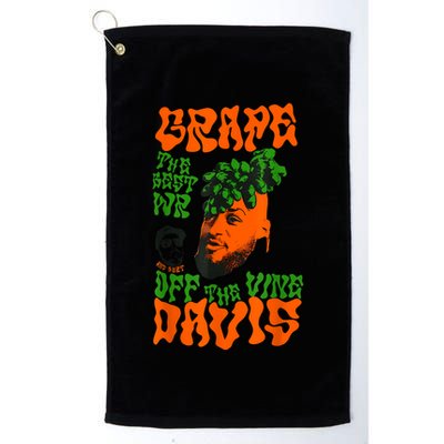 Grape Davis Funny Meme Golf Towel