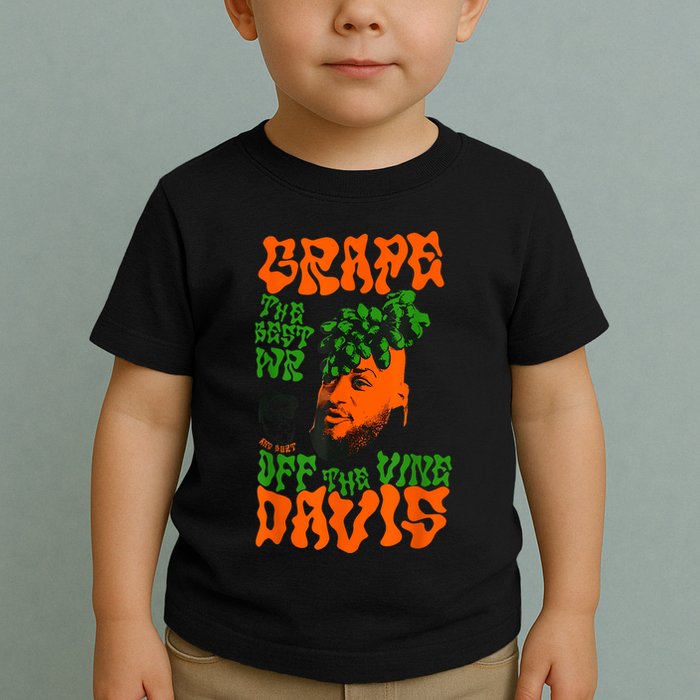 Grape Davis Funny Meme Toddler T-Shirt