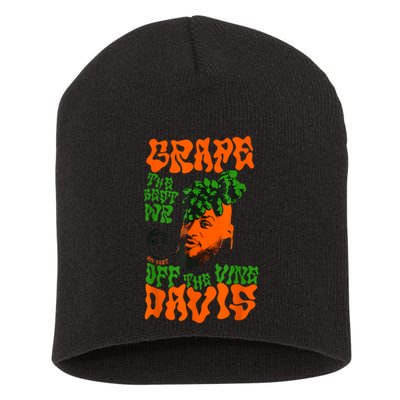 Grape Davis Funny Meme Short Acrylic Beanie