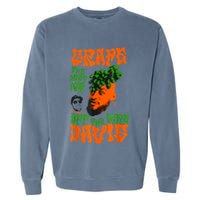 Grape Davis Funny Meme Garment-Dyed Sweatshirt