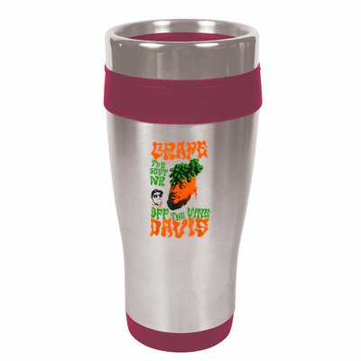 Grape Davis Funny Meme 16oz Travel Tumbler
