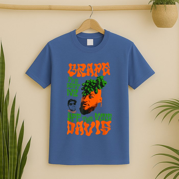 Grape Davis Funny Meme T-Shirt