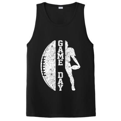 Game Day Football Vintage Sport PosiCharge Competitor Tank