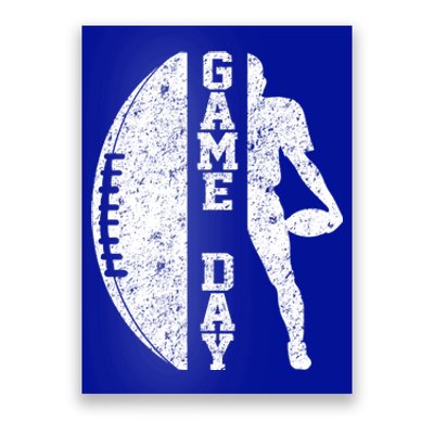 Game Day Football Vintage Sport Poster