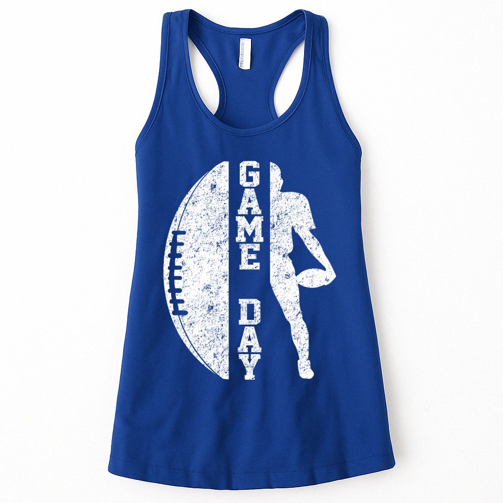 Game Day Football Vintage Sport Womens Tank Top
