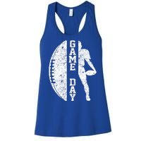 Game Day Football Vintage Sport Women's Racerback Tank